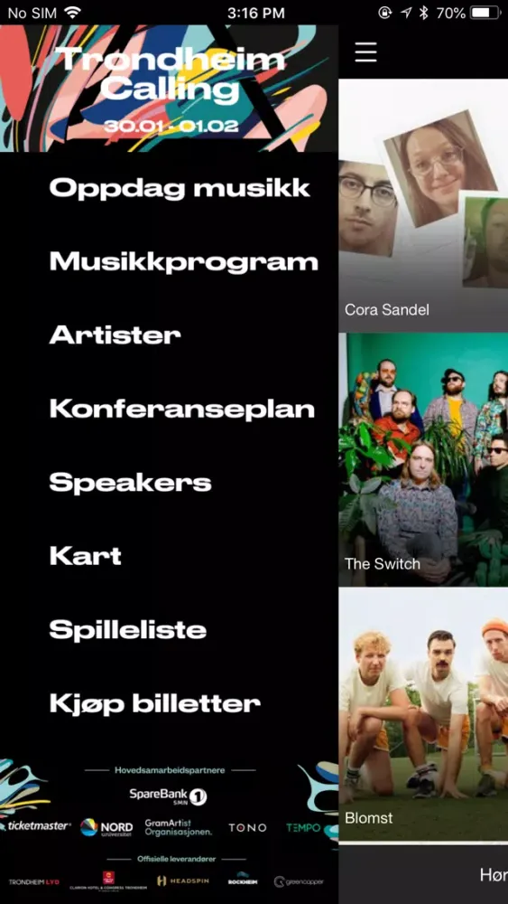 Capturas de pantalla de Trondheim Calling 2022
