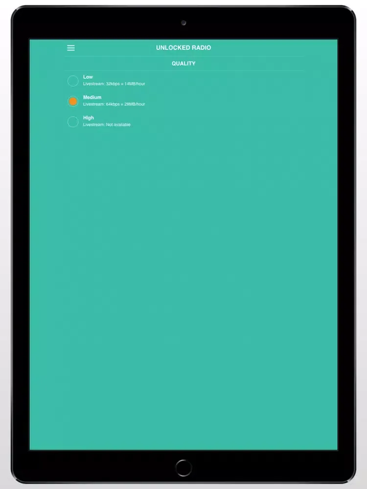 Скриншоты Unlocked Radio iPad 
