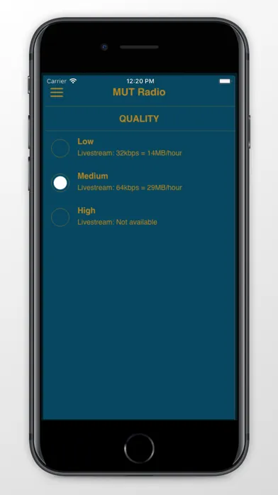 MUT Radio سکرین شاٹس