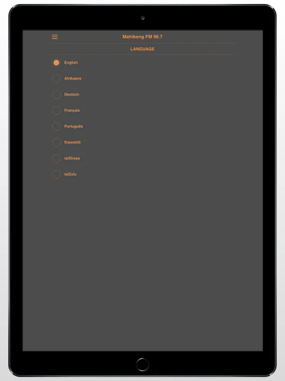 Capturas de pantalla de Mahikeng FM 96.7 iPad 