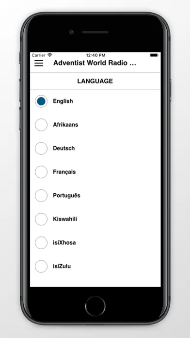 Capturas de pantalla de Adventist World Radio SIDmedia