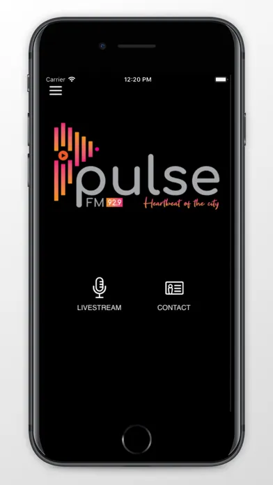 Tangkapan layar Pulse FM 92.9