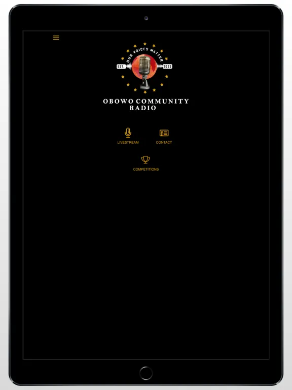 Ảnh chụp màn hình của OBOWO COMMUNITY RADIO iPad 