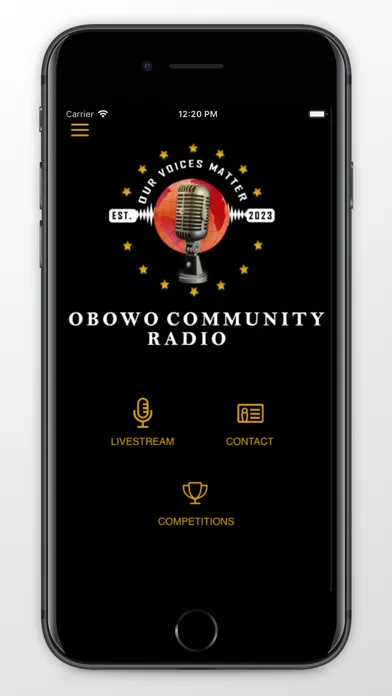 Ảnh chụp màn hình của OBOWO COMMUNITY RADIO