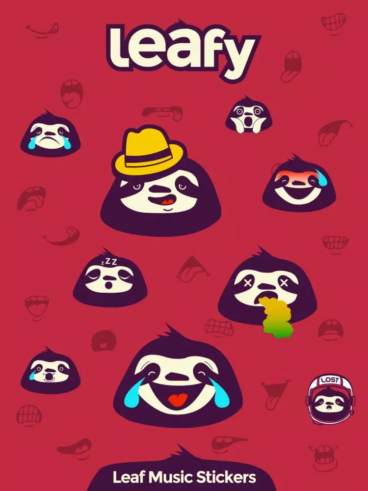صور Leaf Music Stickers - Leafy Emojis iPad 