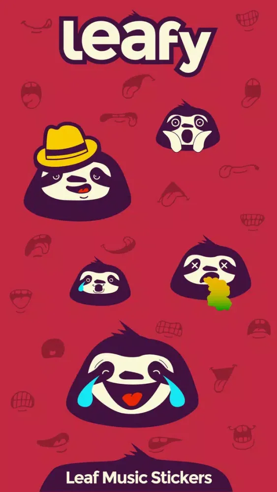 صور Leaf Music Stickers - Leafy Emojis