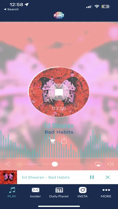 Planet 105.1 스크린샷