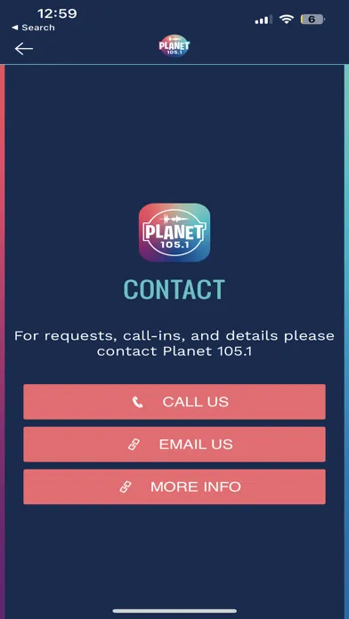 Planet 105.1 스크린샷