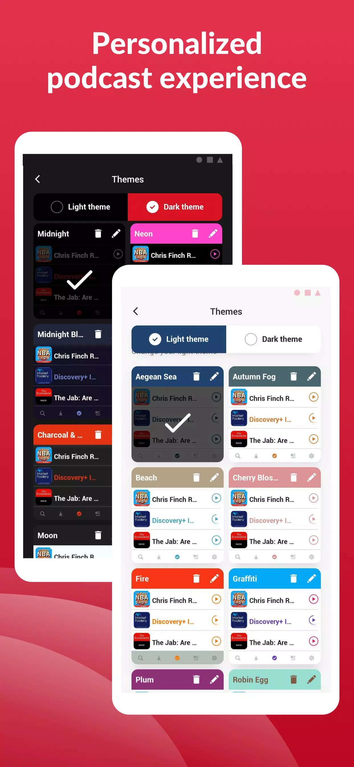 Offline Podcast App: Player FM Screenshots