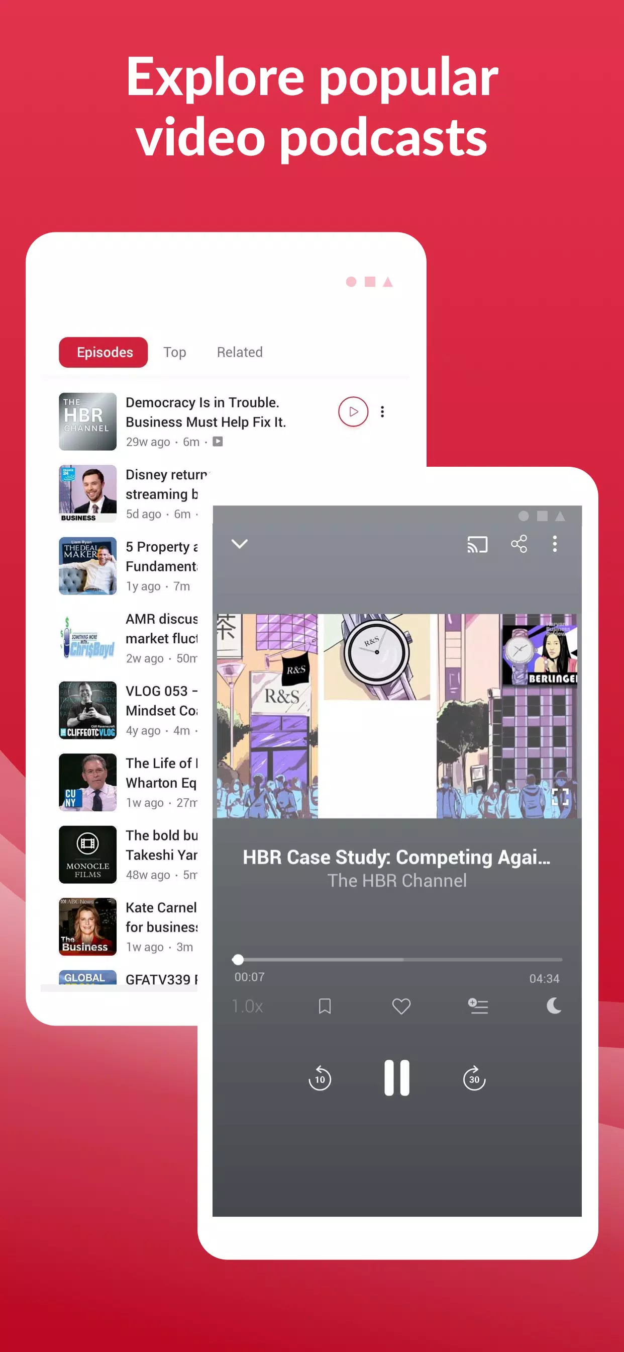 Offline Podcast App: Player FM Screenshots