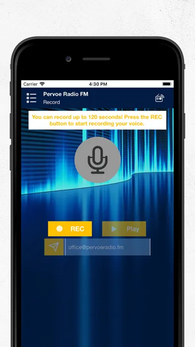 Pervoe Radio FM 스크린샷