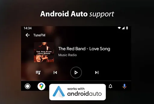 Captures d'écran de Internet Radio Player - TuneFm
