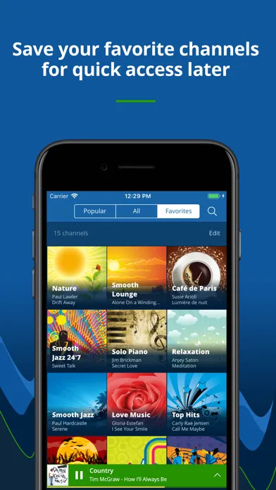 Captures d'écran de Radio Tunes - great music 24/7