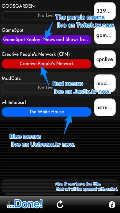 Capturas de pantalla de LiveNotice - Check your favorite broadcasting!