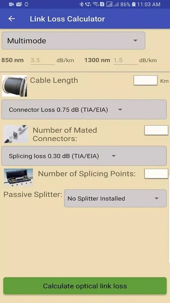 Fiber Optic Hub Screenshots