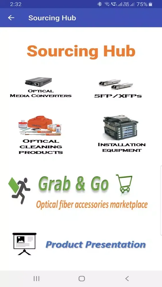 Fiber Optic Hub Screenshots
