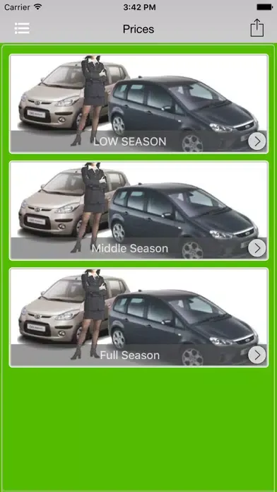 Captures d'écran de Rent a Car in Greece