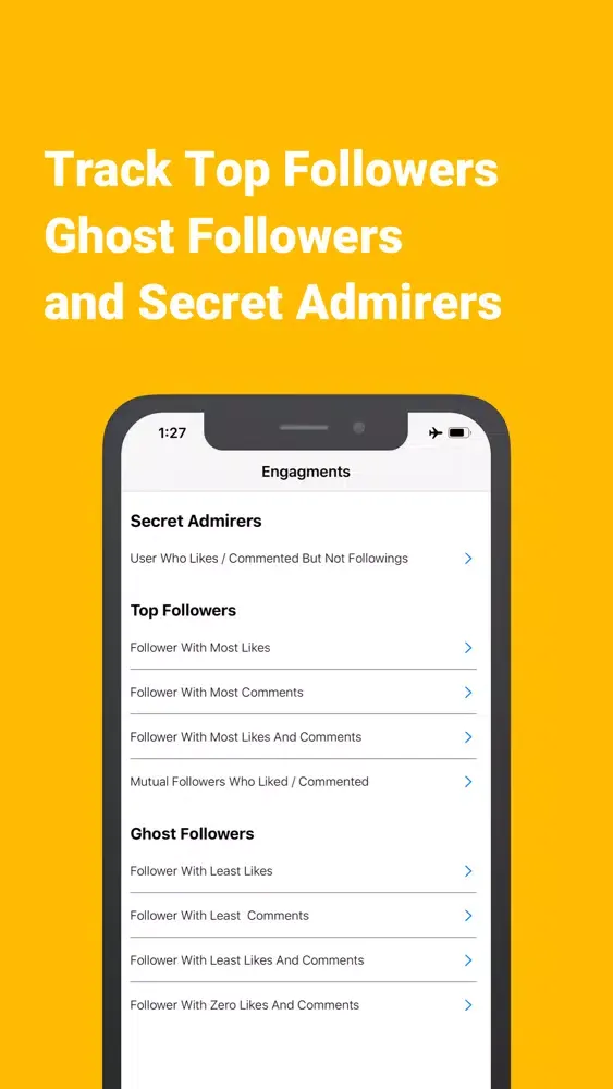 Insights- Follower Analyzer 스크린샷