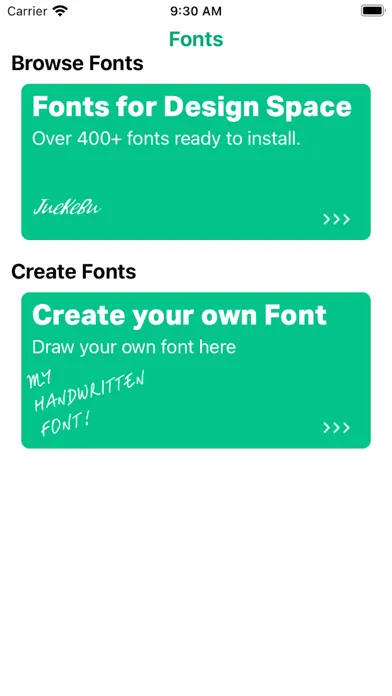 Tangkapan layar Fonts for Cricut Designs
