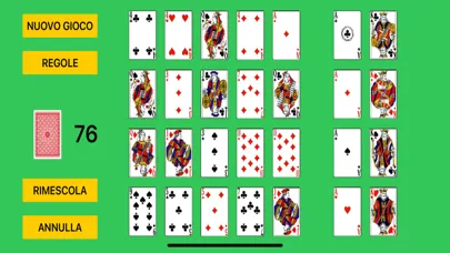 Tangkapan layar Twenty Solitaire