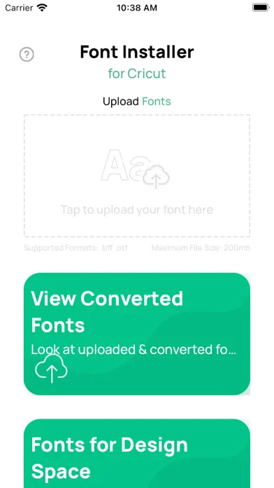 Font Installer for Cricut Screenshots
