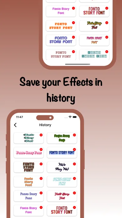 Fonto - Story font Instagram Screenshots