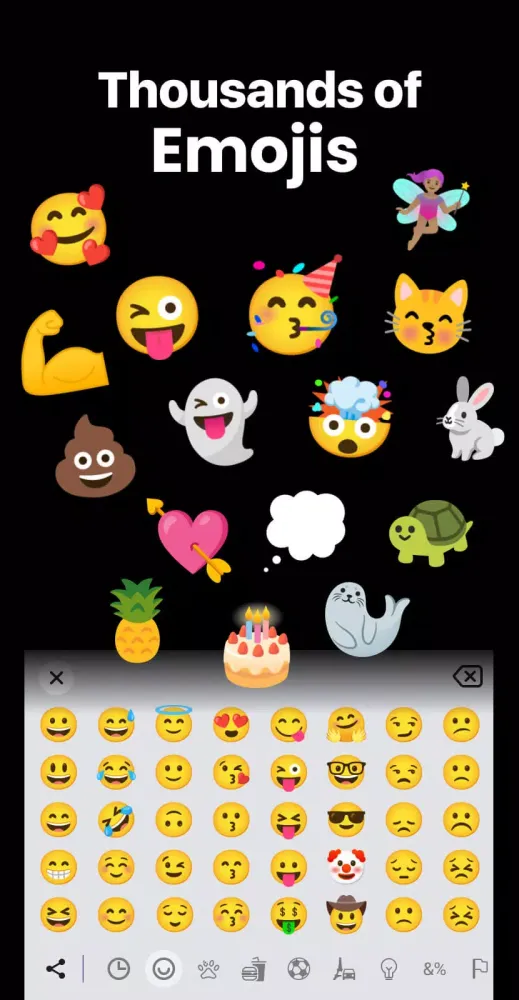Fonts Keyboard Themes & Emoji Screenshots