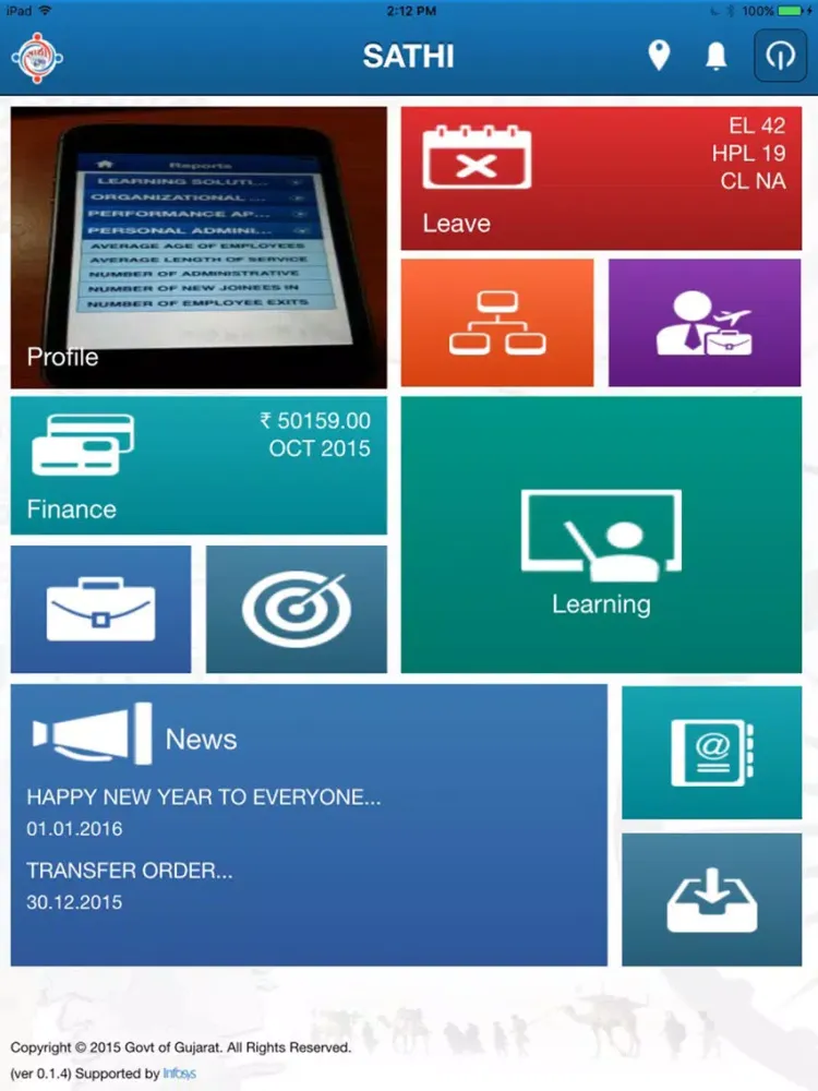 SATHI iPad 应用截图