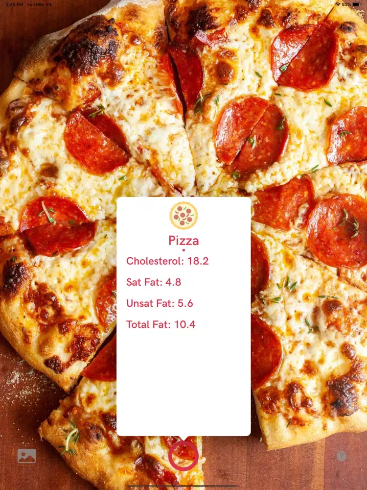 تصاویر FoodHelper Pro iPad 