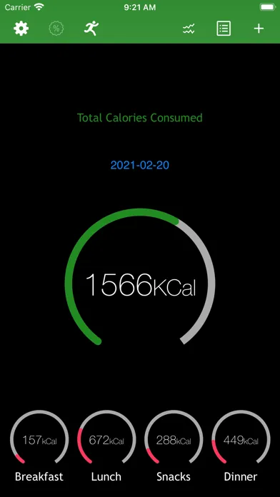 Calories: Food Intake Analyser Ekran Görüntüleri
