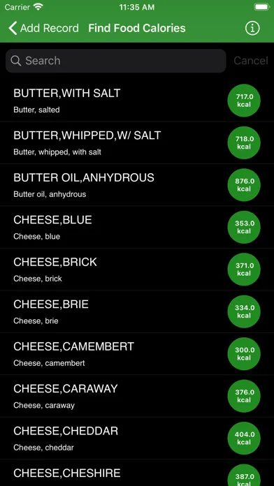 Calories: Food Intake Analyser Ekran Görüntüleri