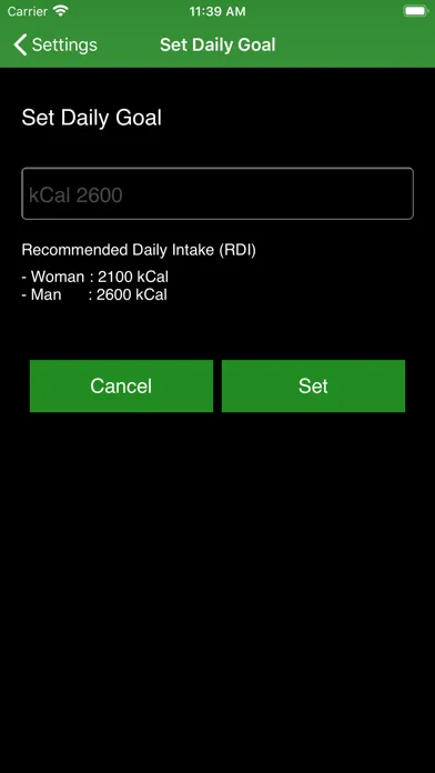 Calories: Food Intake Analyser Ekran Görüntüleri