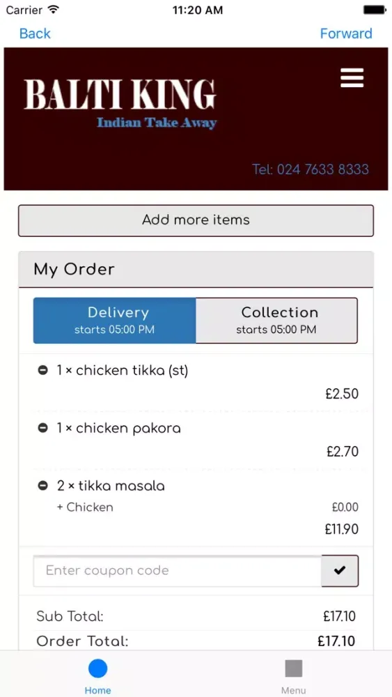 Balti King Coventry Ekran Görüntüleri