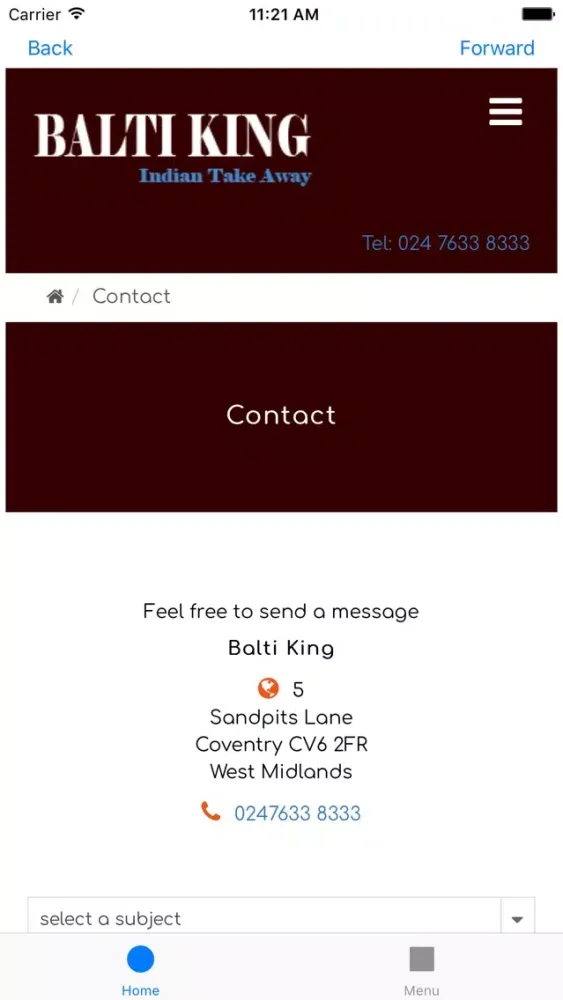 Balti King Coventry Ekran Görüntüleri