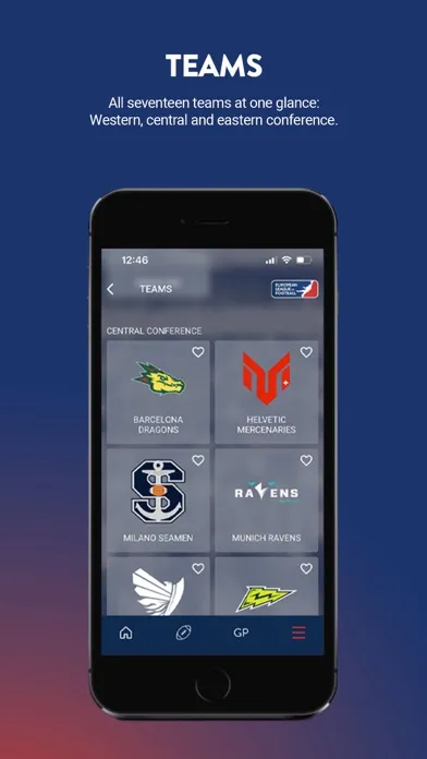 Capturas de pantalla de European League of Football