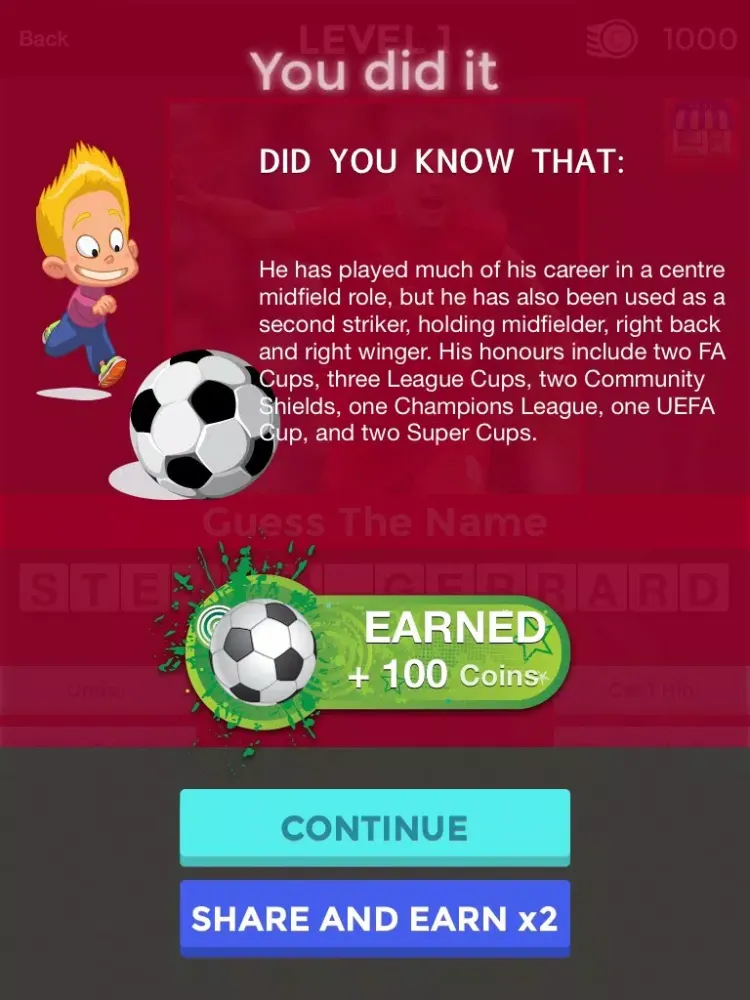 England Football League Quiz iPad  Screenshots