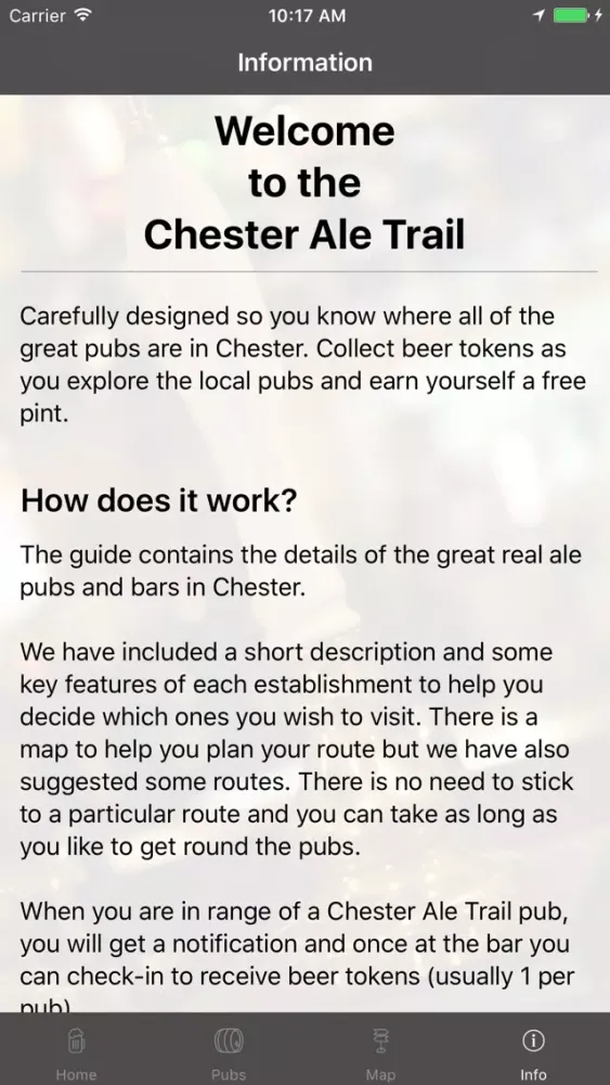Chester Ale Trail Screenshots