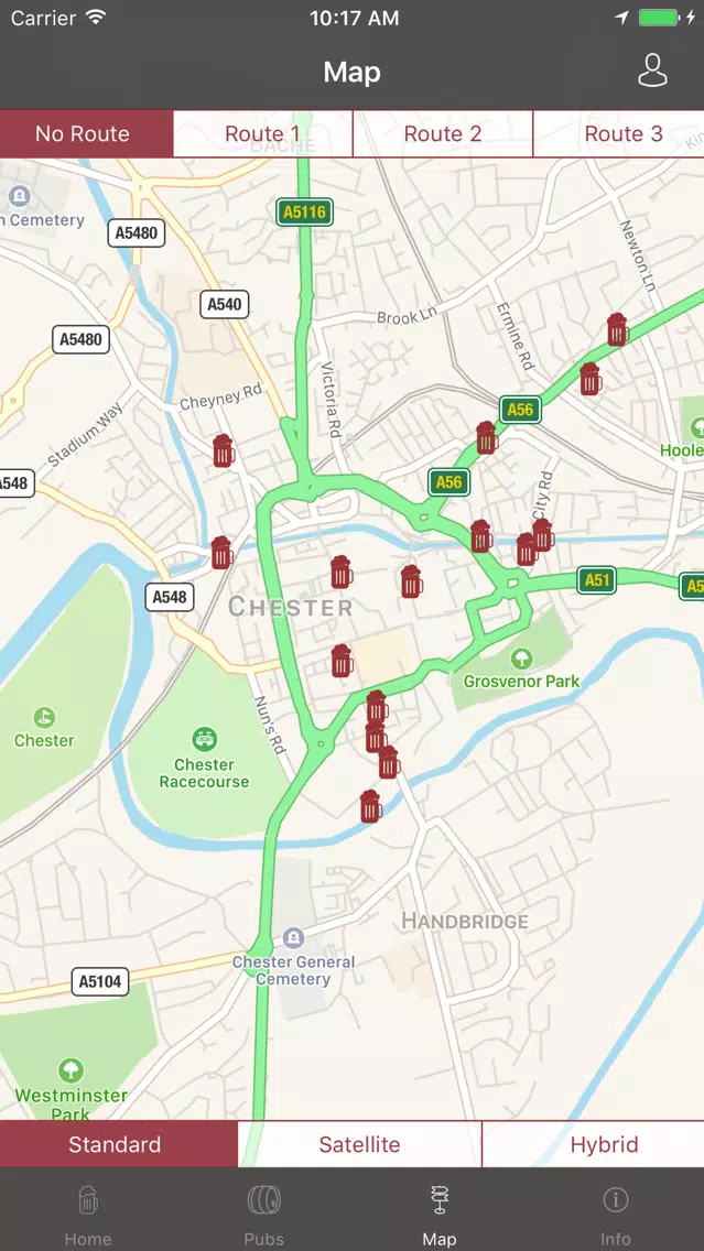 Tangkapan skrin Chester Ale Trail