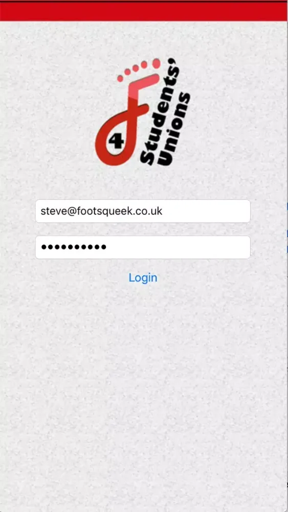 Footsqueek 4 Students' Unions Committee App Screenshots