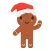 Christmas Gingerbread Stickers