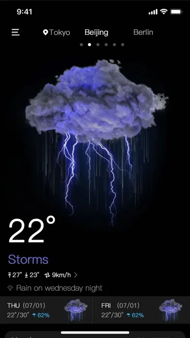 Tangkapan layar Live Accurate Weather