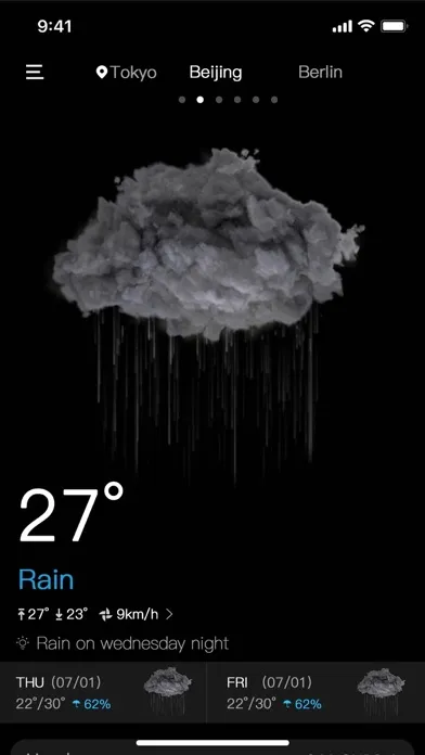 Tangkapan layar Live Accurate Weather