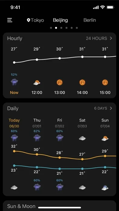 Tangkapan layar Live Accurate Weather