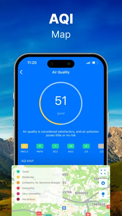 Weather forecast & Alerts Screenshots