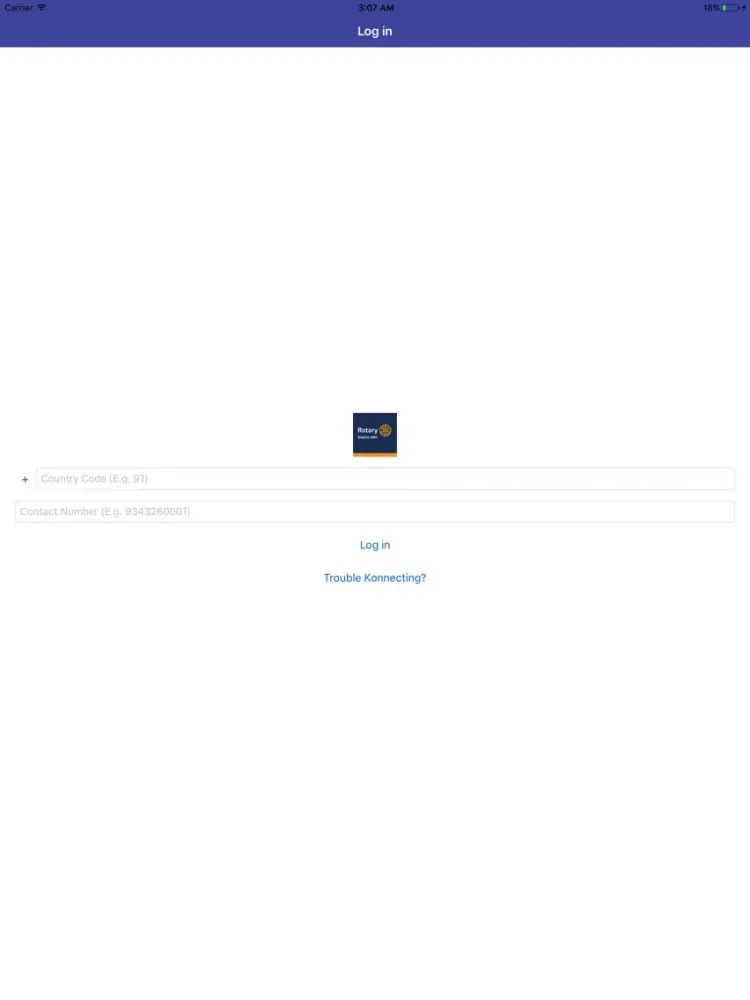 Ảnh chụp màn hình của Rotary District 3261 iPad 