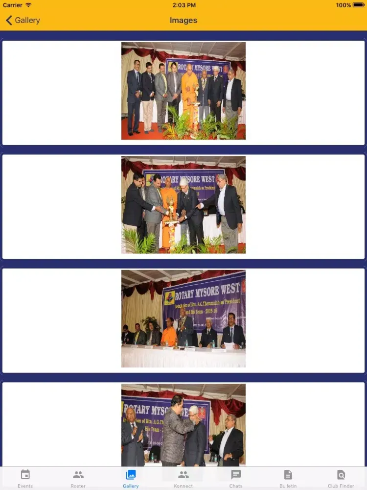 Rotary Trincomalee iPad  스크린샷