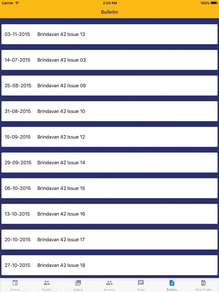 Rotary Trincomalee iPad  스크린샷
