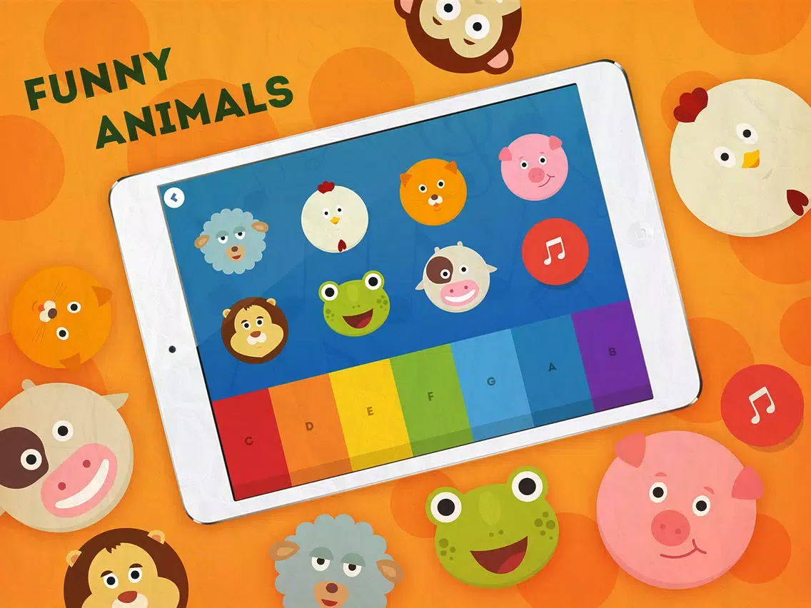 Kids piano synth iPad  Screenshots