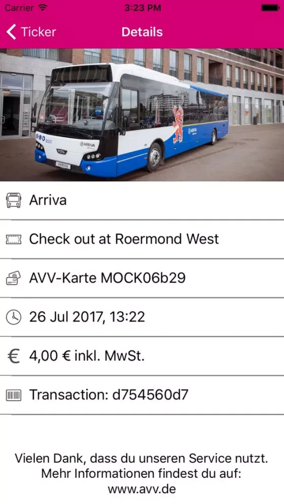 Screenshot di ETC Pilot App