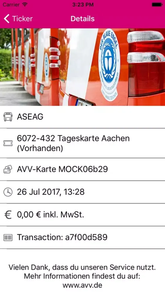 Screenshot di ETC Pilot App